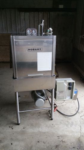 Hobart commercial dishwasher am-12 stainless steel 3 phase electric pass through for sale