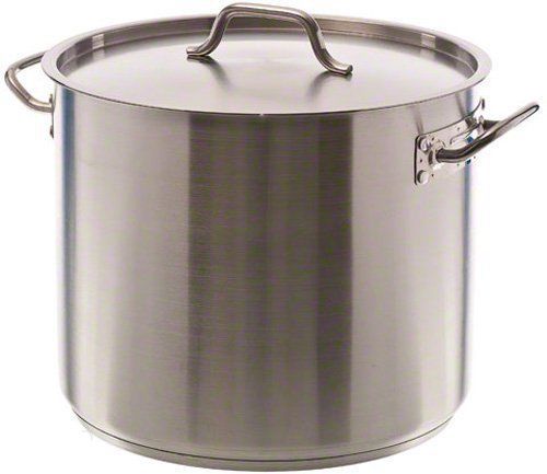 Stock Pot,60 qt, Stainless Steel Cookware Induction Ready, Update International