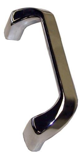 Offset pull handle for prep table lid or door chrome metal new 5&#034; center fryer for sale