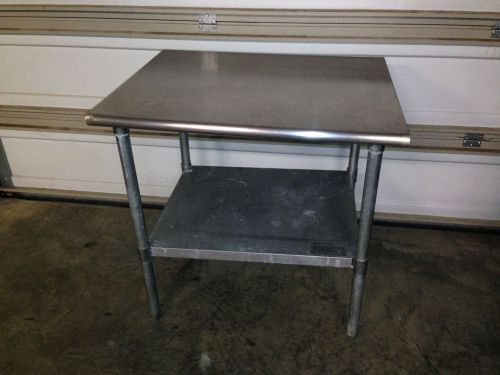 stainless steel prep table 30&#034; x 36&#034;