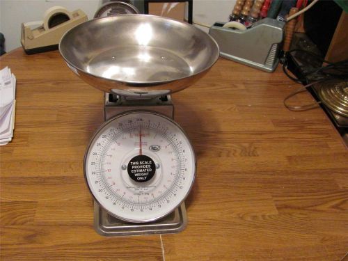 YAMATO DELUXE COMMERCIAL UNIVERSAL ACCUWEIGH PRODUCE SCALE 3O LBS X 2OZ -VGUC