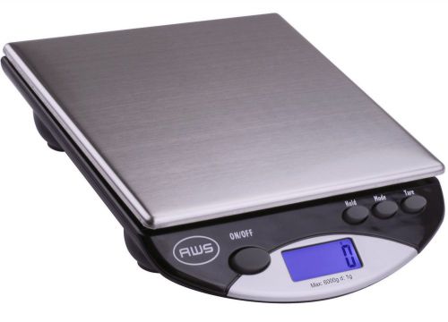 Digital Kitchen Scale Food Bench 6kg x 1g AMW-13 Oz Pound BLACK American Weigh