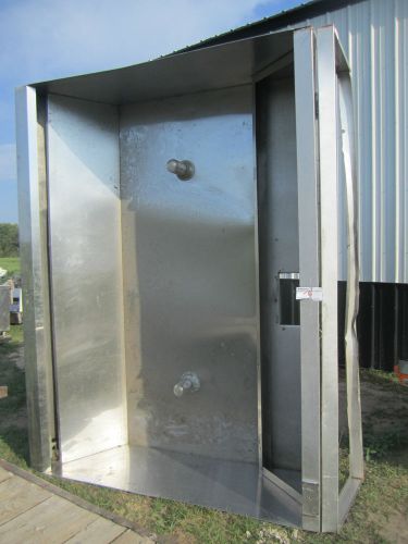 72&#034; x 96&#034; American Hood Sys. Baking Hood Stainless Steel Restaurant w/filters