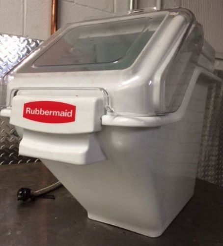 Rubbermaid prosave 6.25 gallon safety storage ingredient bin for sale
