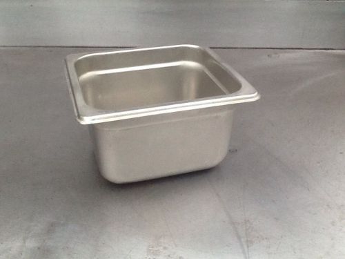 1/6 x4&#034; Stainless Steel Pan (2 piece lot)