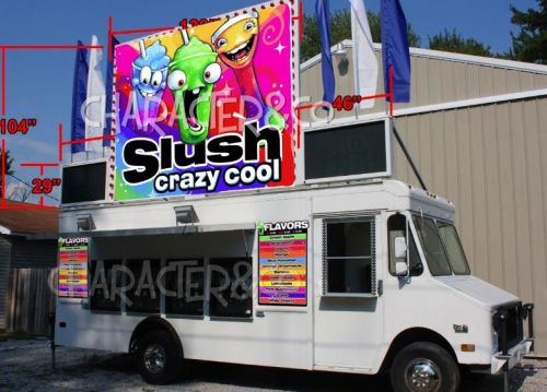 Self Serve Slush Concession Food Truck - Turn Key Mobile Business Trailer  VIDEO