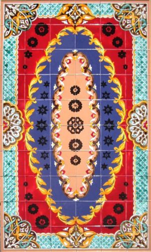 Decorative persian tiles: mosaic wall mural kitchen bath backsplash patio pool for sale