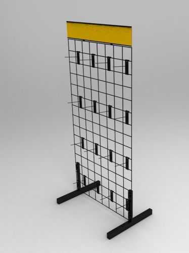 Wire Gridwall Display Rack 11051