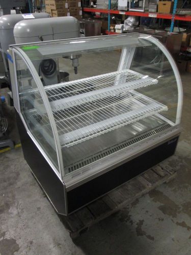Turbo air 48&#034; curved glass dry bakery display case - model tb-4 - pristine - obo for sale