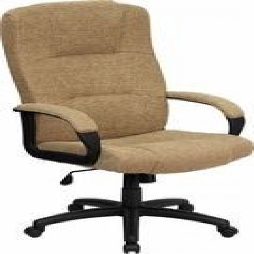 Flash Furniture BT-9022-BGE-GG High Back Beige Fabric Executive Office Chair