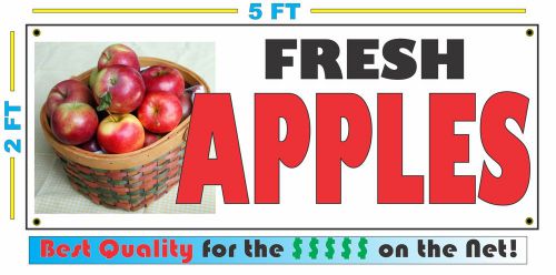 Full Color FRESH APPLES BANNER Sign NEW Larger Size Best Quality for the $
