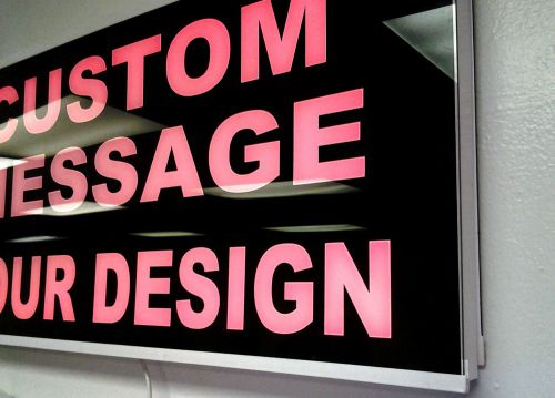 LED Box Sign RGB Full Color Wireless Remote Your Custom Message LED Neon Display