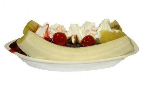 Banana split 5&#039;&#039;x13&#039;&#039; decal for ice cream parlor or truck sign or banner for sale