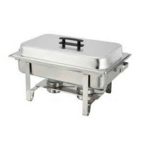 Winco™ C-3080B Eco Oblong 8 Qt. Chafer with Polished Cover