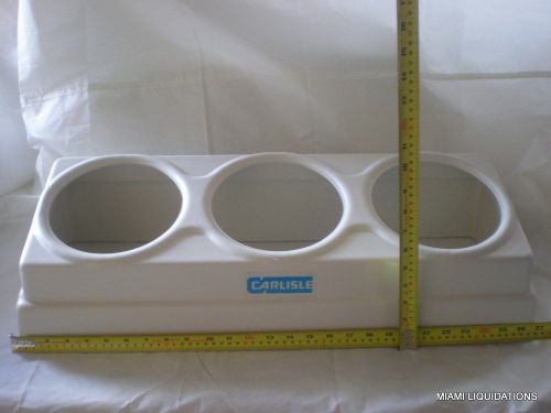 Coldmaster 3 coldcrock organizer condiment dispenser carlisle cm1069-02 white for sale