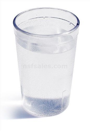 Star 12 pcs 12 OZ Clear Color Restaurant Tumbler Beverage Cup  Stackable Cup