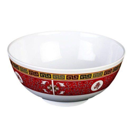 Thunder Group 12-Pack Longevity Collection Rice Bowl, 5-7/8-Inch Diameter, Red