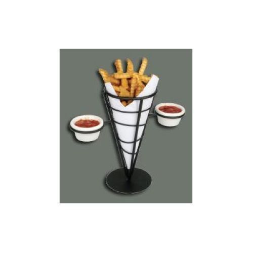 Winco Wire French Fries Holder - 1 Cone  4 5/8 x 9 3/8 inch -- 1 each.