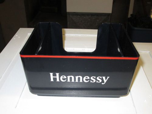 HENNESSY 3 compt. Napkin Holder BLACK (new) and Ciroc drink mat