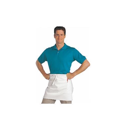 San Jamar - Chef Revival 607HBA2-WH Half-Size Bistro Apron