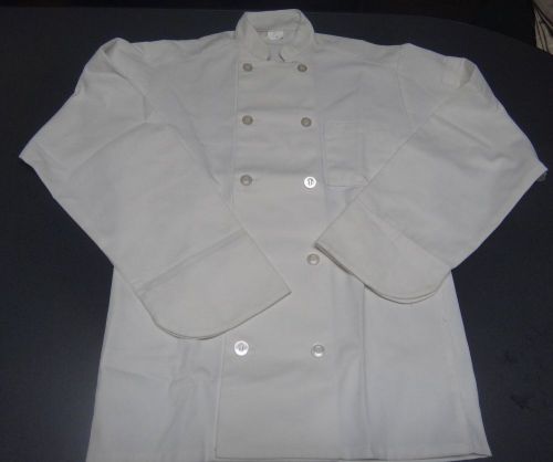 Chef&#039;s jacket, cook coat, with no  logo, sz small  newchef uniform for sale