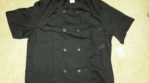 Black Short Sleeve Chef Shirt