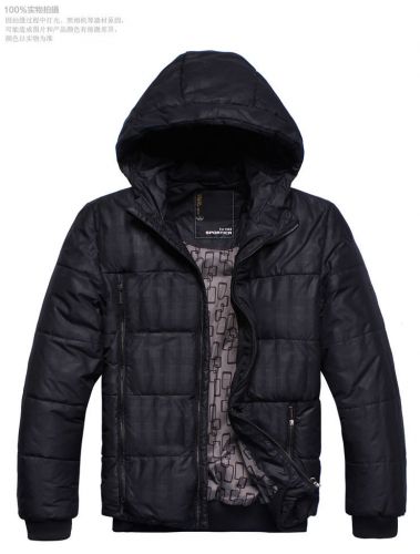 Sportica dupont eco-padded jacket male thin mens hooded coat free shipping for sale