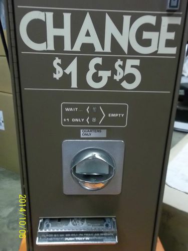Dixie narco c8005 vending arcade laundry dollar changer five change machine coin for sale