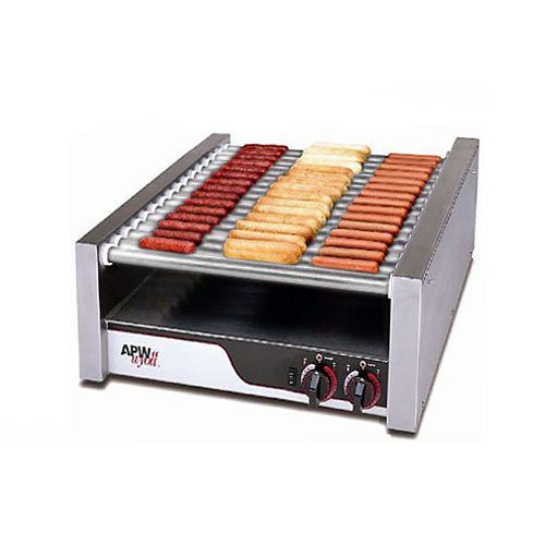 Apw wyott hotrod® flat hot dog roller, chrome (hr-31) for sale
