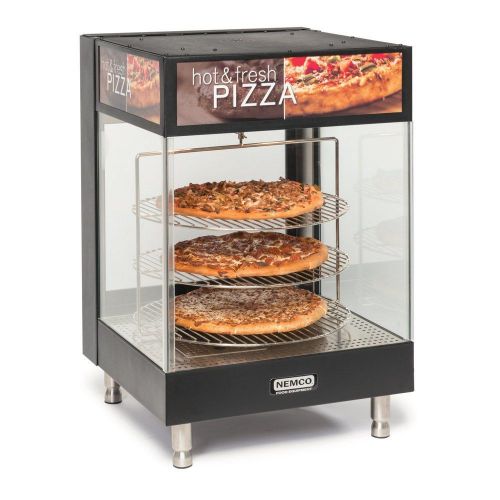 Nemco 6422 heated countertop pizza merchandiser with four 18&#034; racks - 120v for sale