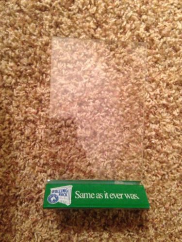 Menu Sign Or Photo Holder Rolling Rock Beer