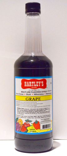 Grape Flavored Multi-Use Snow Cone Syrup - Case of Six 32 oz bottles