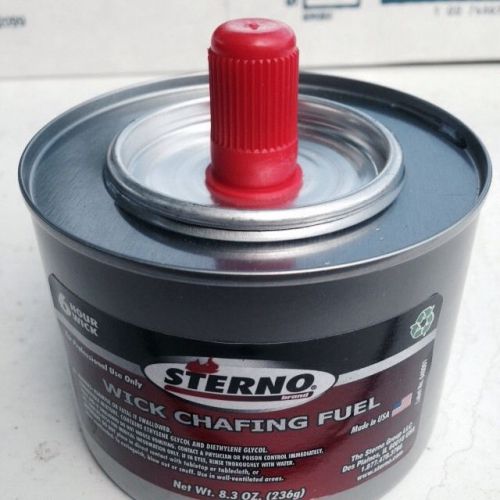 12 Cans of Sterno 6 Hour Wick Chafing Fuel  NEW 8.3oz.