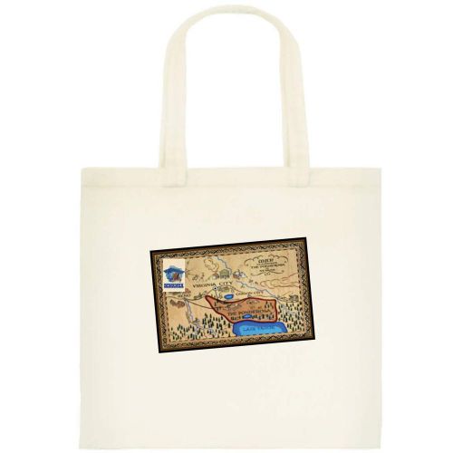 BONANZA MAP TOTE BAG. BEACH BAG. SHOPPING BAG. PONDEROSA.