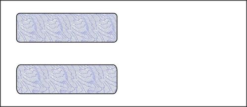 Double window #10 envelopes invoice windows 24ww in stock 1000/lot tinted inside for sale