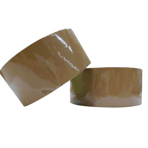 12pc Set of 2&#034; inch x 110 yard Carton Seal Box Tape Shipping Packing Tan