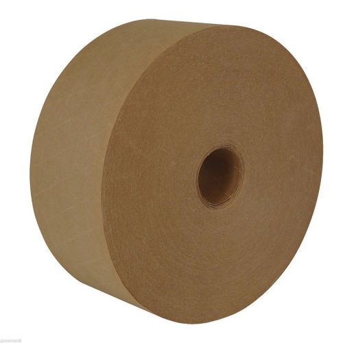 Lot of 16 central brand #233 reinforced paper gum tape 70 x 375&#039; water activated for sale