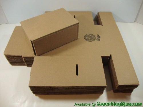 25 New 7&#034; x 5&#034; x 3&#034; Tuck Top Mailers Shipping Boxes Corrugated Cartons Boxes New