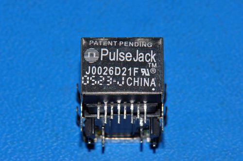 2-pcs jack magjack 1port 100 base-tx pulse j0026d21f 0026d21 for sale