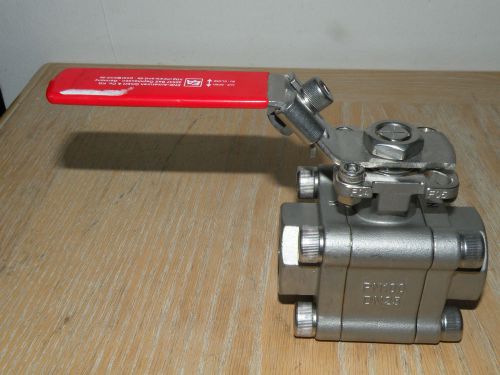 End armaturen ball valve g 1&#034; pn100 1.4408/ptfe-gf female thread full bore for sale