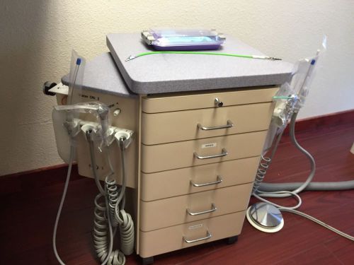 PORTABLE ORTHODONTIC GENERAL DENTISTRY DELIVERY SYSTEM UNIT CART With CHAIR