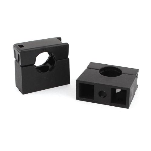2pcs black fixed mount pipe clip bracket clamp for ad13 corrugated conduit for sale