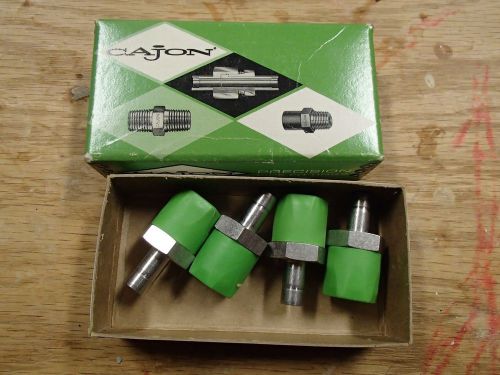 Cajon swagelok ss-6-ta-1-8 tube fittings, male tube adapter, new, 4 pieces for sale