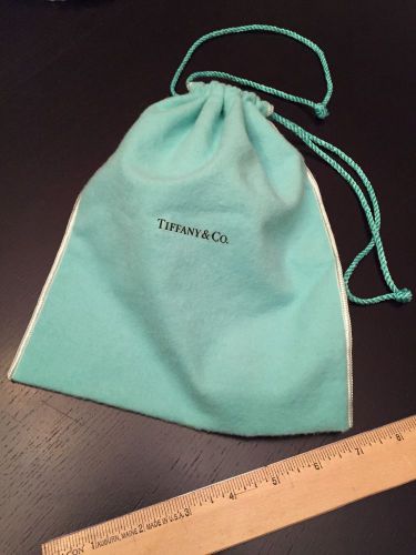 Tiffany &amp; Co. drawstring Gift Bag / Pouch 8&#034; x 10&#034;