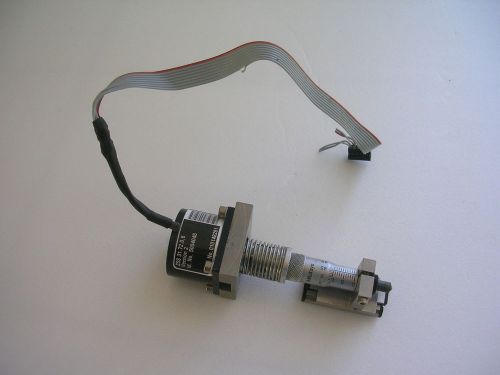 MITUTOYO MOTORISED MICROMETER WITH LINEAR BEARING STAGE - PHYTRON STEPPER MOTOR
