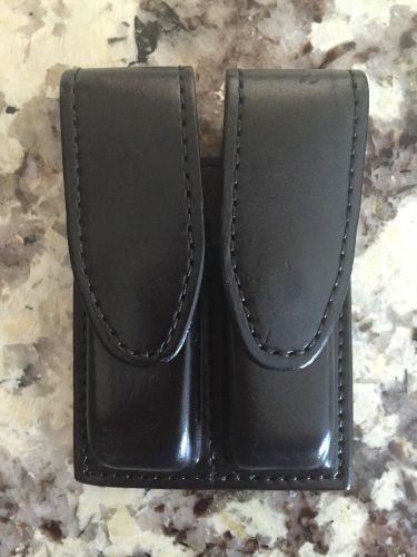 Gould and goodrich glock 37 .45 gap leather double magazine pouch for sale