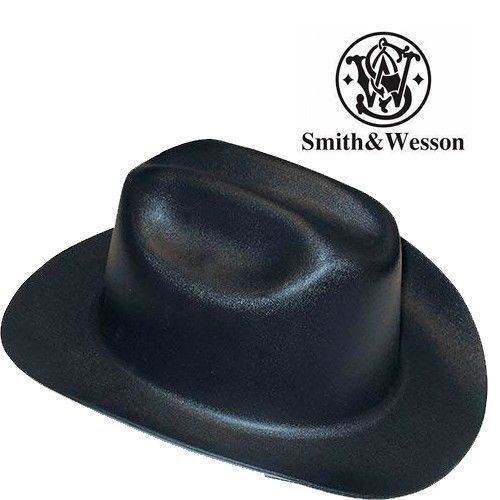 Free Ship-NEW ANSI Compliant S&amp;W Cowboy Hard Hat Western Outlaw Black Hard Hat