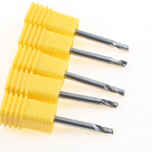 5pcs 3.175x3.175x6mm one spiral flute woodworking router bits for sale