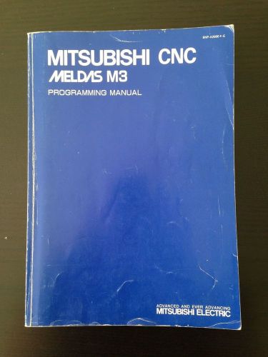 Mitsubishi CNC Meldas M3 Programming Manual English