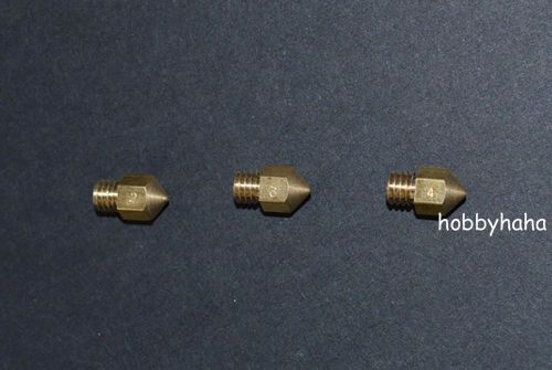 5pcs 0.4mm Brass Nozzle J-Head Hot End for 3D Printer RepRap  Pruse Mendel